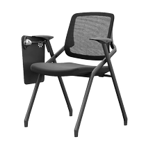 Folding training chair with table board office chair with writing board hotel lecture hall conference chair office desk and chair integrated