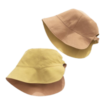 Fisherman Hat Womens Korean Basin Hat Double-sided Sun Protection Sun Hat Womens Korean Style Versatile Convenient Ponytail Sun Hat Trendy