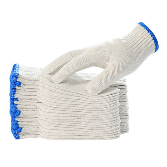 Show one hand labor protection wear-resistant work cotton gloves wholesale