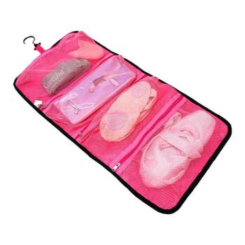 Sansha Dance Shoe Storage Bag Upgraded Version Hangable Toiletry Makeup Bag Portable Travel Folding Bag