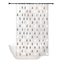 Merma Bath Curtain Waterproof And Mildew Toilet Partition Curtain Suit Free From Stiletto Bathroom Waterproof Bath Curtain Upscale Rain Drop