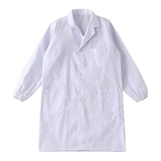 化学实验服白大褂工作服男女医生医院护士药店实习厚款长袖短大褂