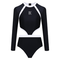 BE Fan Dean triangle one-piece swimsuit female cute girly style slimming sun protection anti-chlorine floral swimming holiday style