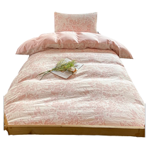 College student dormitory bed three-piece set 100 cotton single dormitory bunk bed six-piece set sheet quilt cover quilt 3