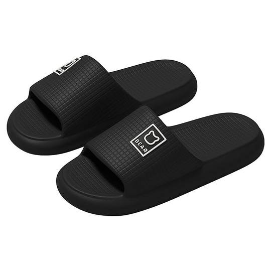 Мужские тапочки на толстой подошве, нескользящие, износостойкие, летние тапочки с дезодорантом.