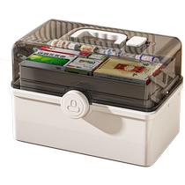 Xingyou household large-capacity medicine box household multi-layer medicine storage box medicine large medical first aid box