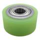 Polyurethane encapsulated wheels, natural color 90-degree load-bearing wheels