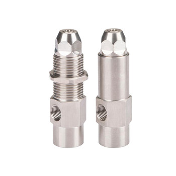 Stainless steel atomized fuel combustion methanol injection nozzle