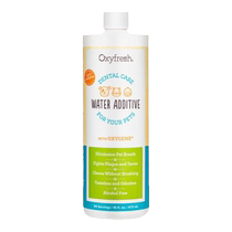 Oxyfresh – nettoyage buccal pour chats et chiens respectueux de loxygène élimination de la mauvaise haleine eau comestible pour le nettoyage des dents rince-bouche pour animaux de compagnie