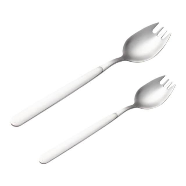 316 stainless steel fork integrated fork spoon salad spoon