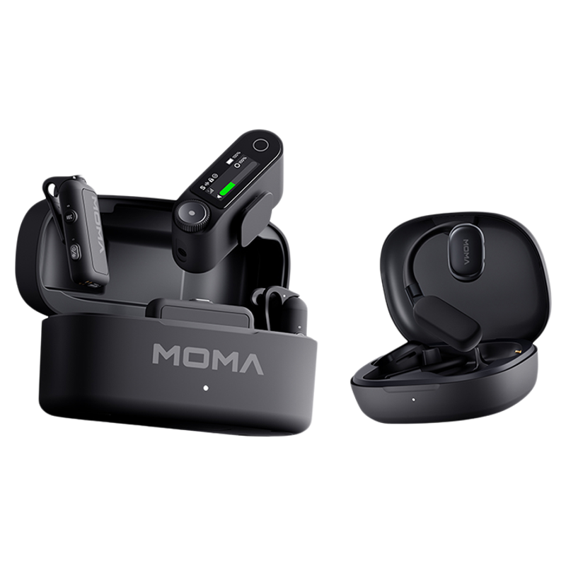 MOMA猛玛LARK MAX 2 无线领夹麦克风拍短视频专业降噪麦