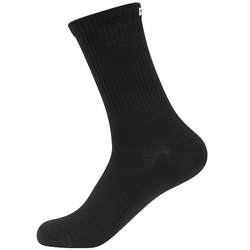 Peak socks ຜູ້ຊາຍກາງ-calf socks summer summer socks-absorbent and deodorant socks men's spring breathable cotton socks long black