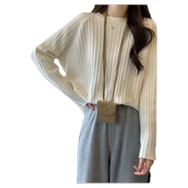Maternity autumn tops long-sleeved large size sweaters fashionable new casual round neck pullover bottoming sweaters maternity wear