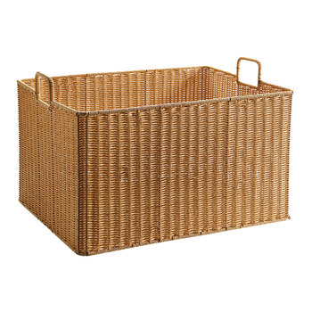 Idle storage basket double handle large capacity