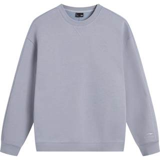 Li ning простой стильный флисовый свитшот для пар без капюшона