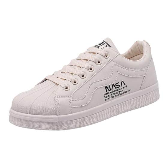 Little White Shoes Women's 2024 New Spring Popular Versatile Women's Shoes Casual Shoes Student Spring and Autumn Flat Bottom Sports Board Shoes