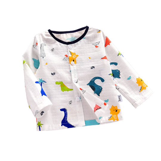 El otoño de la rebeca del algodón puro del top respirable del bebé viste la ropa con aire acondicionado