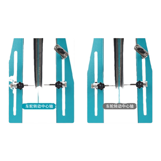 Herramienta de corrección del juego de ruedas de banco de alineación de bicicletas west rider