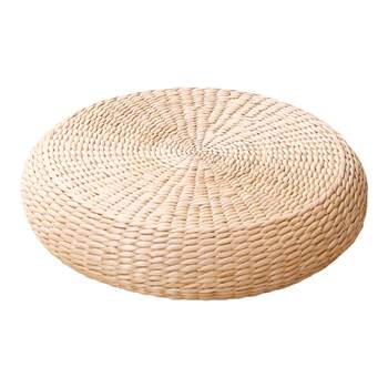 Intangible cultural heritage straw futon cushion floor meditation cushion