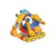 Children's large particle building blocks electric gear machinery