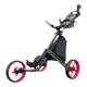 Caddytek golf bag folds with one click