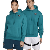 Nike Mens new sports and leisure solid color comfortable long-sleeved sweatshirt pullover hoodie FV3206-467
