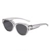 Cat-eye sunglasses can be worn over myopia glasses for women with square and round faces, driving clip-on polarized sunglasses with UV protection