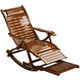 Rocking chair, deck chair, balcony home leisure, adults, lazy people can sit and lie down, elderly people have lunch break, summer folding chair