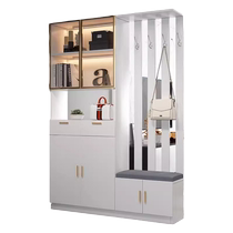The wood owners entrance hall shoe cabinet integrated wall entry screen storage cabinet partition cabinet foyer cabinet entrance cabinet