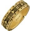 MONOLOGUE Monologue Black Gold Retro Gold Pure Gold Film Love Ring Couple Ring Send Chinese Valentine's Day Gift