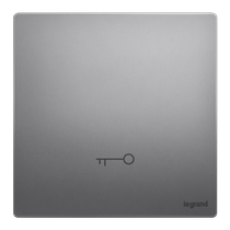 Legrand access control switch Wei Lai dark sand silver gray door opening button self-resetting doorbell access control switch large plate 86