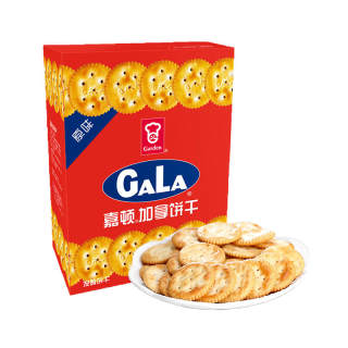 嘉顿加拿饼干小圆饼360g早餐麦香薄饼儿童休闲零食