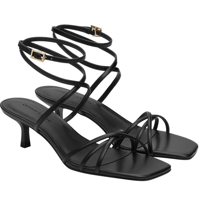 CHARLES&KEITH autumn and winter women's shoes CK1-60361565 strappy sandals high heels