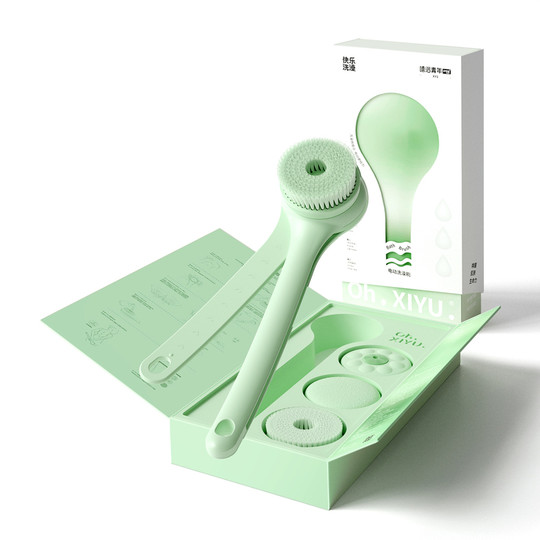 Se puede limpiar y fregar todo el cuerpo. El cepillo para espalda se puede utilizar para bañarse y para todo el cuerpo.