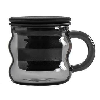 Thirty-year-old jelly bean glass tea cup simple