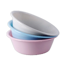 Meiya Korean thickened plastic basin household wash basin student dormitory foot basin washing clothes square round basin