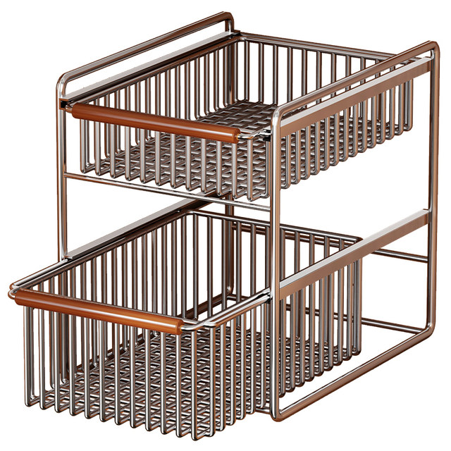 Kitchen storage rack under sink storage rack