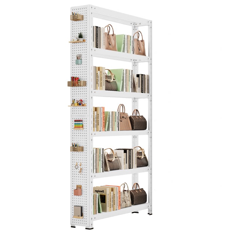 Hole board shelves, household floor-standing storage racks, multi-layer balcony warehouse sundry storage racks, commercial supermarket display racks
