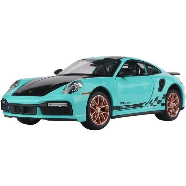 Simulation 1 24 large size 911Turbo S alloy car model boy sports car toy collection car model ornaments