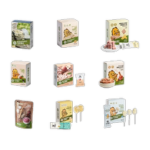 Details: Get coupon for 99 yuan choose any 5 pieces of babycare photosynthetic planet biscuits melted bean puffs childrens snacks 1 set