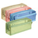 Transparent mesh pencil bag with double-layer large capacity can enter the examination room