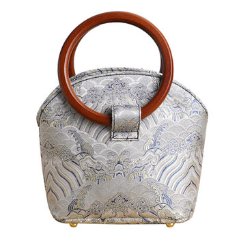 Elegant chinese style embroidered cheongsam handbag