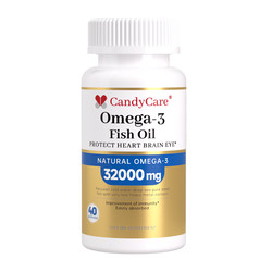 candycare fish oil deep sea omega3 high concentration soft capsule memory heart brain epa women and men ຜະລິດຕະພັນຂອງແທ້ຈິງຢ່າງເປັນທາງການ