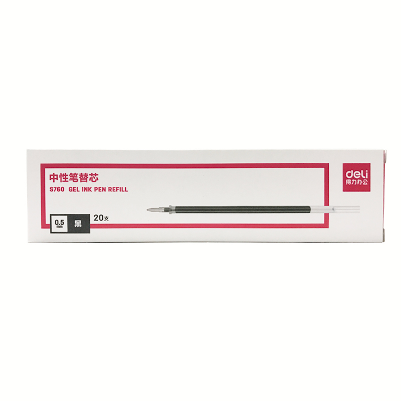 Deli gel pen refill press red 1.00.7