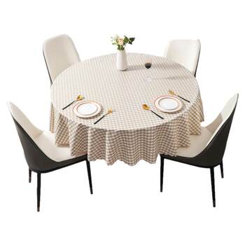 Round tablecloth waterproof, oil-proof, anti-scalding, no-wash pvc fabric Round tablecloth waterproof, oil-proof, anti-scalding, no-wash pvc fabric