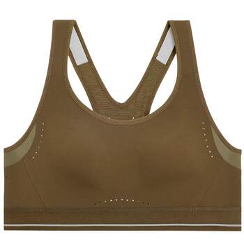 Full coverage high-strength wide strap sports bra