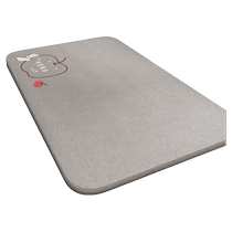 Bathroom hard diatom mud floor mats bathroom toilet water-absorbent non-slip foot mats household quick-drying door mats