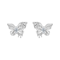 (Self-operated) DAISY BEAUTY phantom butterfly earrings light luxury womens s925 earrings as a gift for your girlfriend