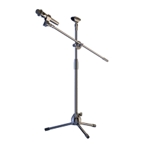 Titulaire de Microphone Holder Live Microphone Racks Ktv Cabaret Gods Instrumental Integrated Standing Floor Telescopic Tripod