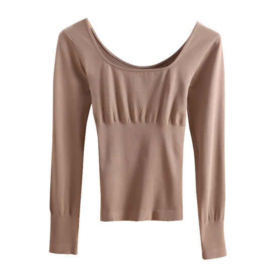 Invisible base, soft and skin-friendly thin autumn clothes for women